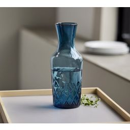 Lyngby Glas Wasserkaraffe Sorrento 1 Liter - Blau