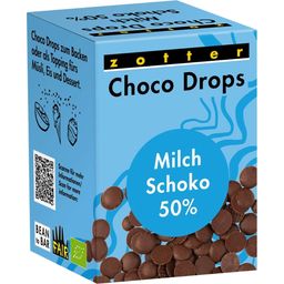 Zotter Schokoladen Choco Drops - Milchschoko 50% - 100 g