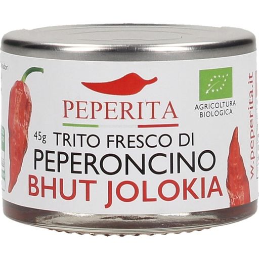 Peperita Bio Bhut Jolokia Chili / gehackt - 45 g