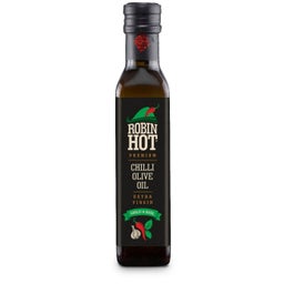 Robin Hot Chilli Oil - Garlic & Basil - 250 ml