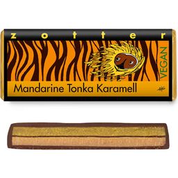 Zotter Schokolade Organic Tangerine Tonka Caramel - 70 g