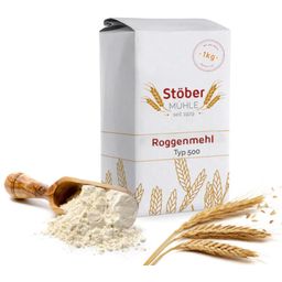 Stöber Mühle Black Rye Flour 500 Advance - 1 kg