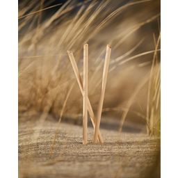 pandoo Disposable Bamboo Straws, 21 cm  - 50 Pieces