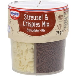 Dr. Oetker Streudekor Schoko & Crispies Mix - 73 g