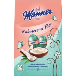 Manner Oeufs de Pâques - Crème de Noix de Coco - 150 g