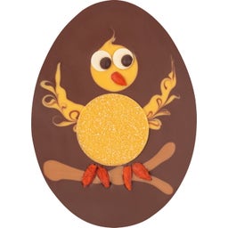 OrganicDeluxe Easter Egg with Glitter Chick - 100 g