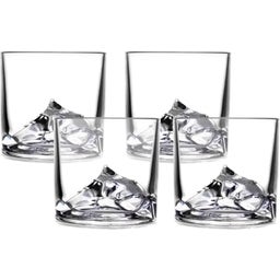 Liiton Everest Whisky Glasses, 4 Pieces - 1 Set