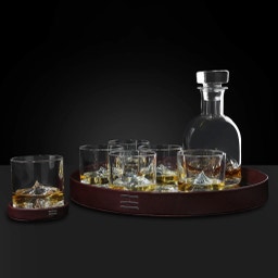 The Peaks Verres à Whisky avec Décanteur, Set de Luxe de 15 pièces - 1 kit(s)