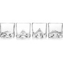 Liiton The Peaks Whisky Glasses, 4 Pieces