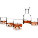 Bicchieri da Whisky The Peaks con Bottiglia - Set di 5 Pezzi - 1 set