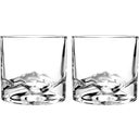 Liiton Mt Blanc Whisky Glasses, 2 Pieces - 1 Set