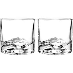 Liiton Mt Blanc Whisky Glasses, 2 Pieces - 1 Set