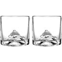 Liiton Fuji Whisky Glasses, 2 Pieces