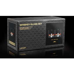 Liiton Fuji Whisky Glasses, 2 Pieces - 1 Set