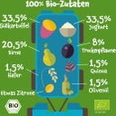 Bio Quetschie 'Süßkartoffel, Joghurt, Birne, Trockenpflaume, Hafer, Quinoa' - 100 g