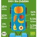 Bio Quetschie 'Kürbis, Karotte, Apfel, Banane, Pfirsich' - 100 g