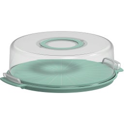 guzzini Cake Platter, Low - Olive Green