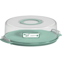 guzzini Cake Platter, Low - Olive Green