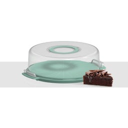 guzzini Cake Platter, Low - Olive Green