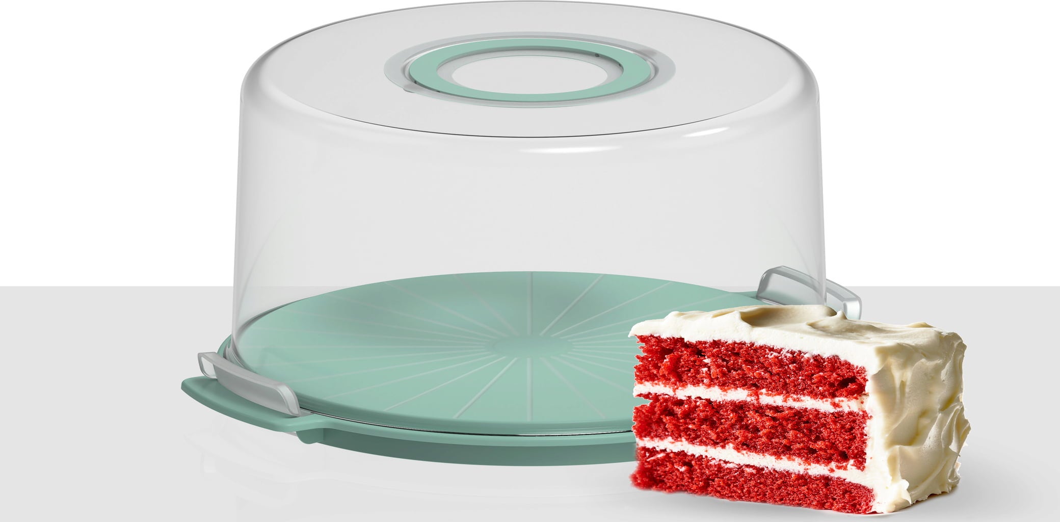 guzzini Cake Platter, High - Olive Green