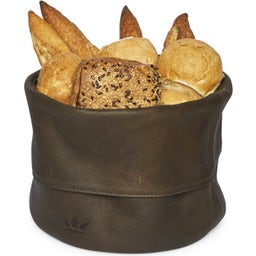 Dutchdeluxes Leather Breadbasket - vintage brown