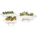 Dutchdeluxes Ceramic Food Stand - White - Medium