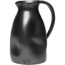 Dutchdeluxes Ceramic Water Jug in Dented Look - Black matt