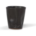 Dutchdeluxes Taza Cerámica Arrugada 130 ml - Negro mate