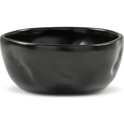 Miska ceramiczna o karbowanym wyglądzie, średnia, 2 sztuki - Black Matt