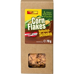 Naturprodukte Fuchs Knabber-Cornflakes Vollmilch-Schoko