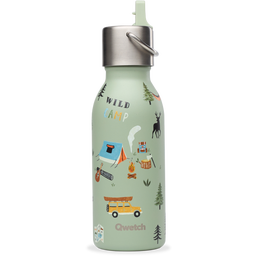 Qwetch Isotherm Flasche KIDS, 350ml - Yosemite grün