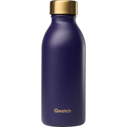 Qwetch Butelka Icon Isotherm, 500 ml - Ciemny fiolet i złoto