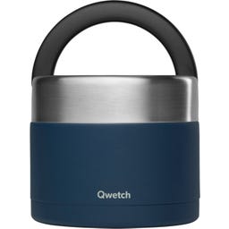 Qwetch Lunchbox Termica con Manico - 850 ml - Matt Midnight Blue