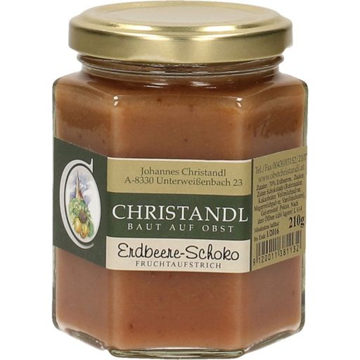Obsthof Christandl Strawberry Jam with Zotter Chocolate - 210 g