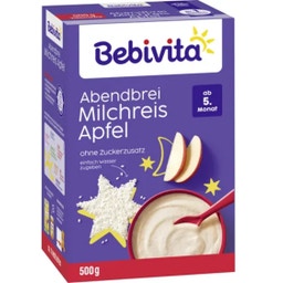 Baby Cereal - Milk Rice Pudding with Apple - 500 g