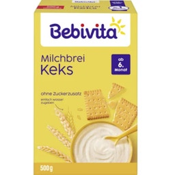 Bebivita Baby Milk Cereal with Biscuits - 500 g