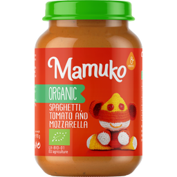 Mamuko Organic Spaghetti, Tomato & Mozzarella - 190 g