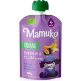 Mamuko Bio Organic Banana and Plum Puree