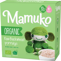 Organic Raw Buckwheat Porridge - kaszka dla dzieci - 200 g