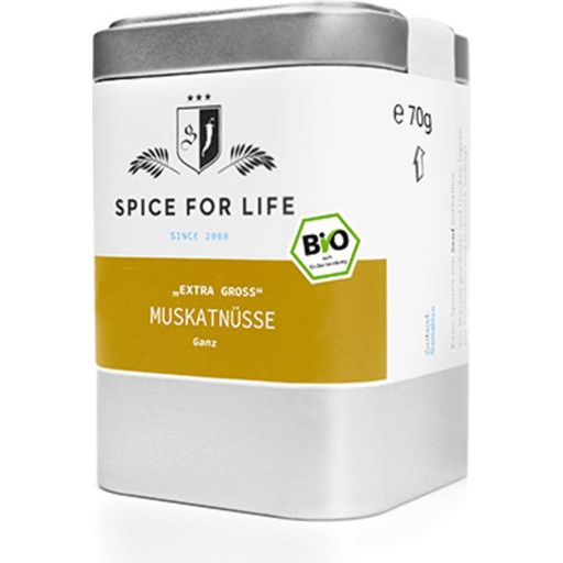 Spice for Life Hele Biologische Nootmuskaat - 70 g