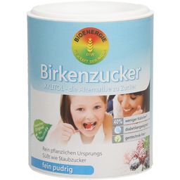 Bioenergie Birken-Staubzucker, Xylitol fein pudrig - 180g Pappdose