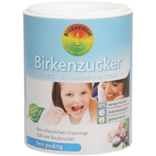 Bioenergie Birken-Staubzucker, Xylitol fein pudrig - 180g Pappdose