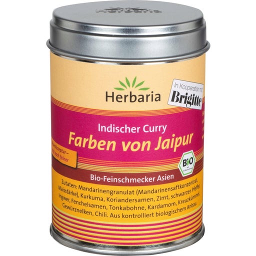 Herbaria Bio Gewürzmischung "Farben von Jaipur" - Dose, 80g