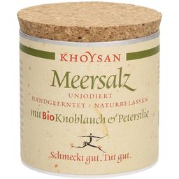 Khoysan Meersalz Morska sol s česnom in peteršiljem - 200 g