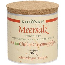 Khoysan Meersalz mit Bio Chili & Cayennepfeffer - 200 g