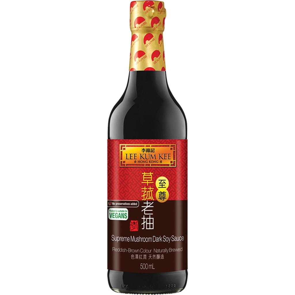 LEE KUM KEE Supreme Mushroom Dark Soy Sauce, 500 ml - Piccantino