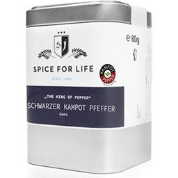 Spice for Life Schwarzer Kampot Pfeffer, ganz