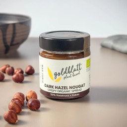 Goldblatt BIO Dark Hazel Nougat – Crispy Spread - 140 g