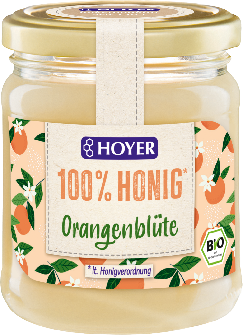 Organic Orange Blossom Honey, 250 g
