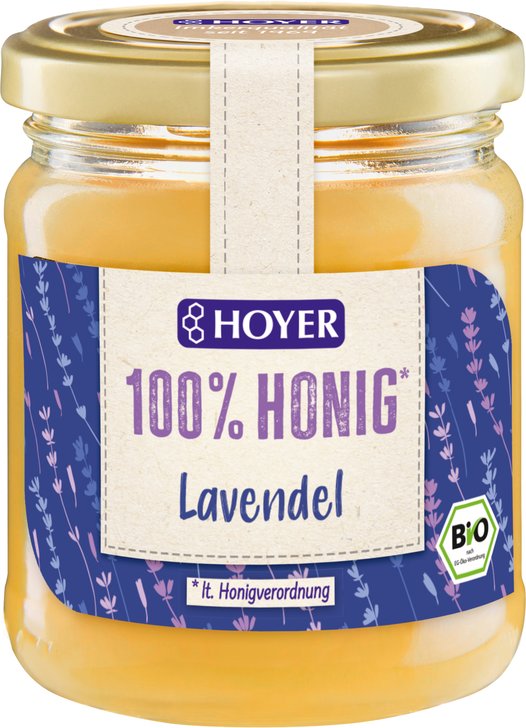 HOYER Bio levandulový med